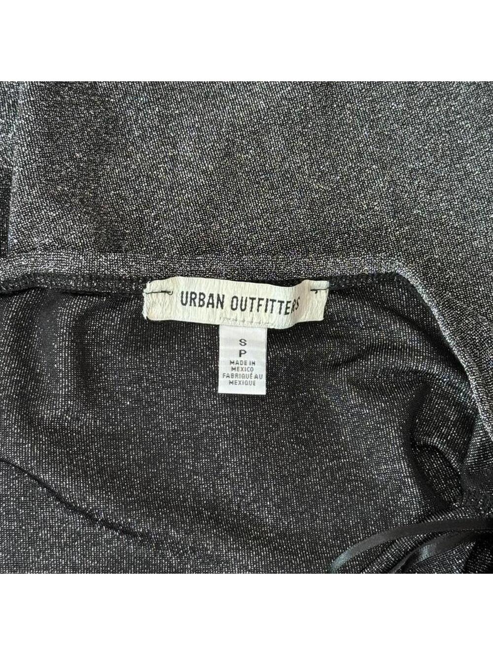 Urban Outfitters black sparkly strapless top - Picture 5 of 5